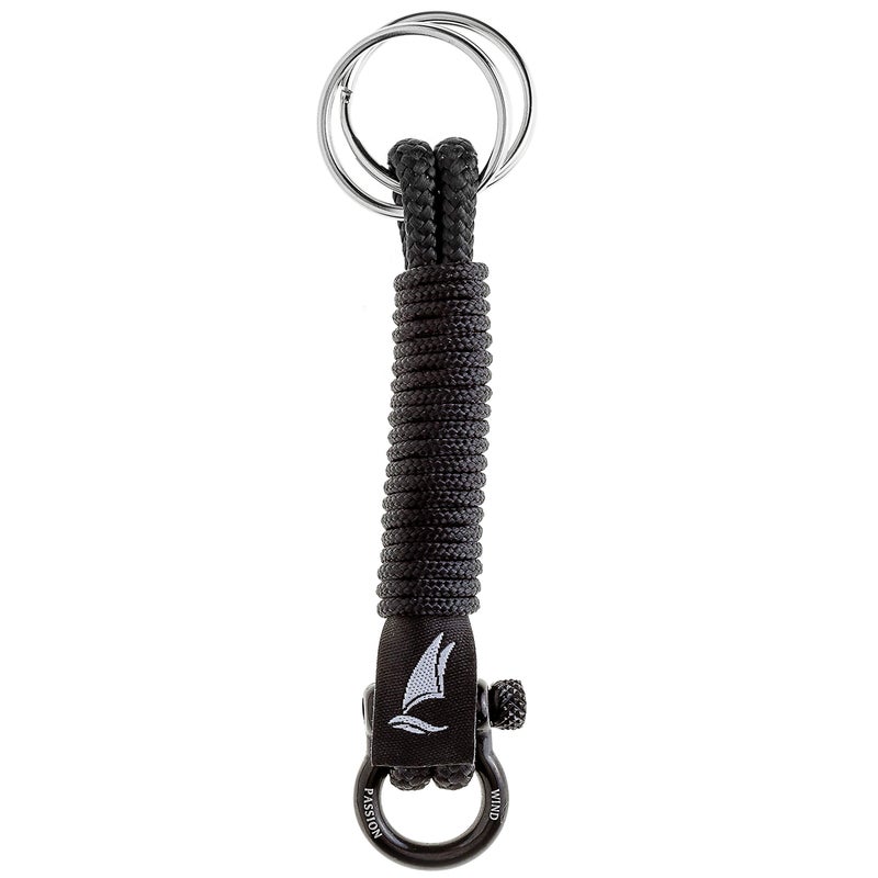 Wind Passion - Paracord Nautical Keychain for Men & Women Who Love Adventures | Handcrafted Braided Rope Keychain - Image 1